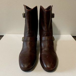 UGG Australia "Frances" Women's Size 8 Distressed Brown Leather Boots (EUC)
